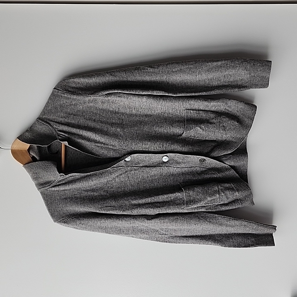 Cashmere and Wool Blend Button up Cardigan